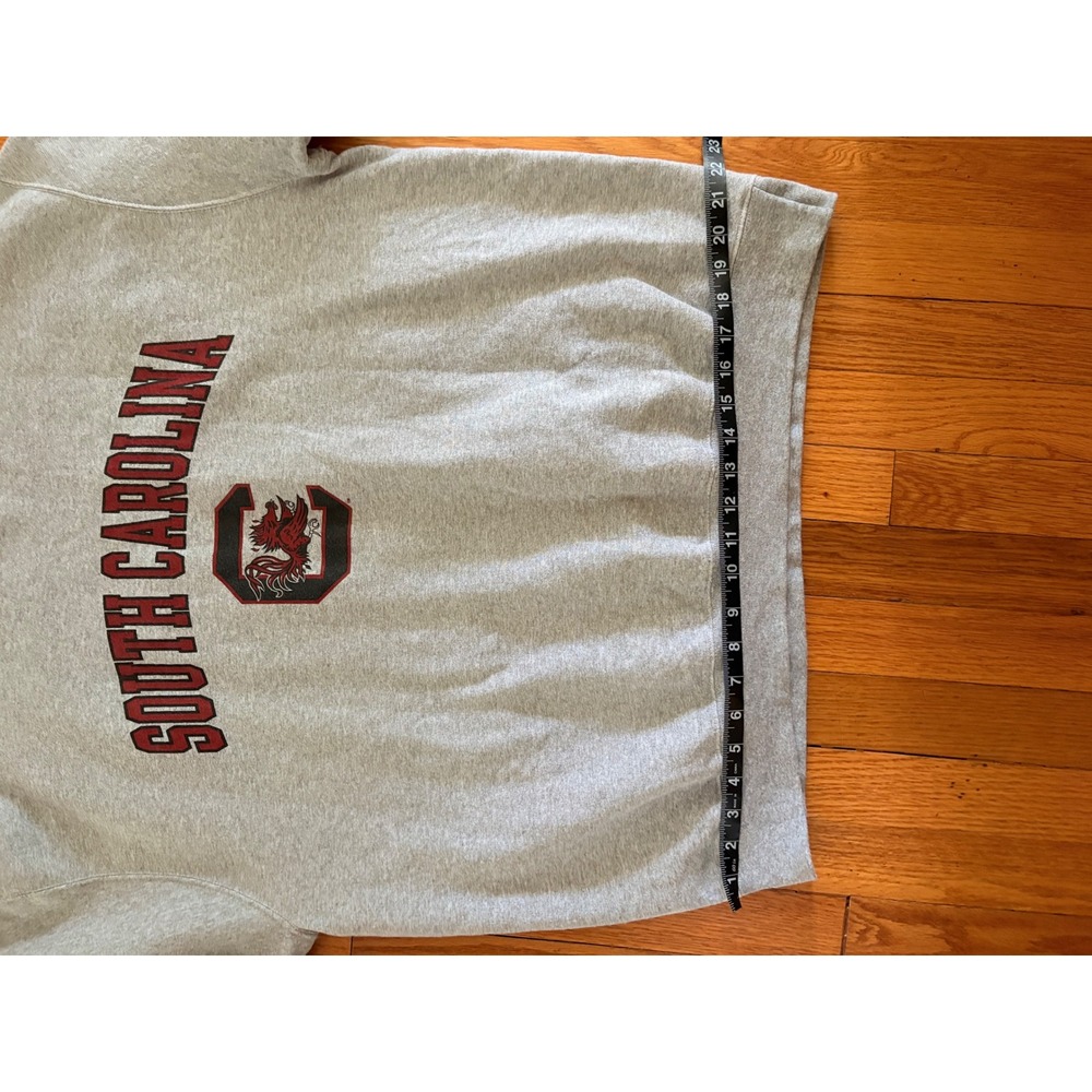 Champion South Carolina Gamecocks Sweatshirt Mens XL Gray Crewneck Pullover - Picture 6 of 8